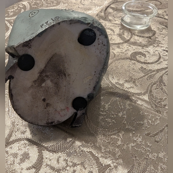 'Tribal Circle' African Woman Tealight Sculpture by FKI - Pre-owned. READ. - Picture 4 of 7